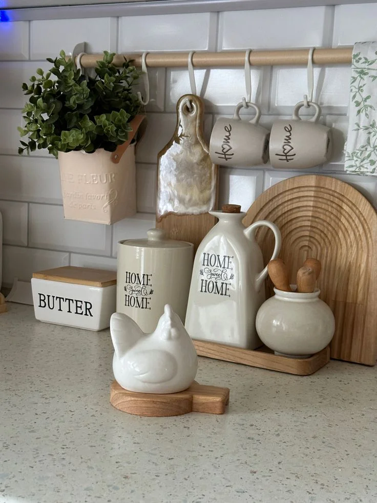 green planters for kitchen